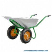 Строителна количка с две колела - усилена конструкция с товароподемност 320 kg и обем 100L, Palisad, снимка 2 - Други инструменти - 40208122