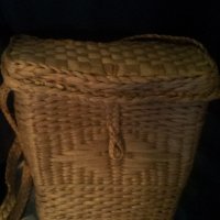 Камъшитова чантичка с капак за риболов или друго, снимка 4 - Екипировка - 30507113