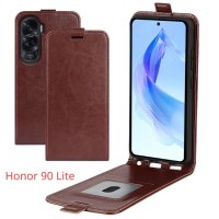 Honor 90 Lite / Вертикален кожен флип калъф кейс, снимка 1 - Калъфи, кейсове - 42315876