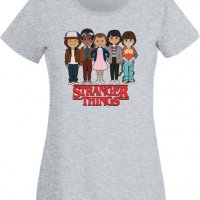 Дамска Тениска Stranger Things 3,Филм,Сериал,, снимка 6 - Тениски - 37314638