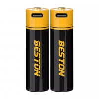 ANIMABG Литиево-йонни презареждащи батерии, AА, 1.5V, 3500mWh, Бързо зареждане, 2 броя, снимка 4 - Друга електроника - 37765133
