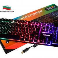 Клавиатура - Roxpower MAXFORCE Gaming Keyboard, снимка 1 - Клавиатури и мишки - 30586153