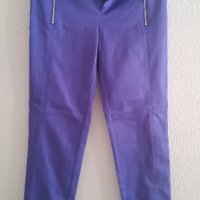 Виолетов панталон тип пурети, снимка 2 - Панталони - 38500393