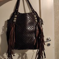 дамски чанти от естествена кожа и текстил, снимка 5 - Чанти - 36909870