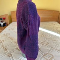 Лилав дамски пуловер, снимка 11 - Блузи с дълъг ръкав и пуловери - 44194707