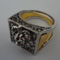 Пънкарски пръстен с тайник , снимка 4 - Пръстени - 42363365