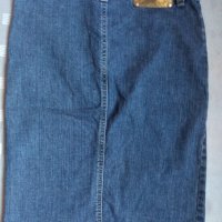 Дънкова пола versace jeans couture, снимка 10 - Поли - 31471373