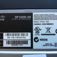 Суич CISCO - Linksys SF100D-08, снимка 3 - Суичове - 29462127