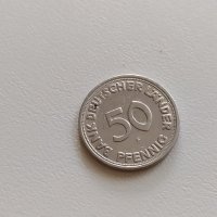 50 пфенига 1949 F  - Германия, снимка 1 - Нумизматика и бонистика - 36804852