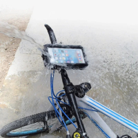 Водоустойчива Стойка за телефон за велосипед, универсална стойка за телефон на колело, АТВ, мотор, с, снимка 7 - Аксесоари за велосипеди - 35689060
