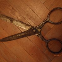Голяма Абаджийска ножица от края на 19 век – предложете цена., снимка 1 - Антикварни и старинни предмети - 29674627