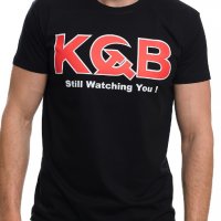 Нова мъжка тениска с трансферен печат KGB, Комитетът за държавна сигурност, снимка 1 - Тениски - 29038848