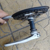 Курбел за велосипед колело Shimano deore fc m 590, снимка 4 - Части за велосипеди - 44175554