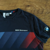 PUMA Men's BMW MSP Graphic Tee - страхотна мъжка тениска 2ХЛ, снимка 3 - Тениски - 36561621