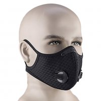 Маска KN95,филтър активен въглен FFP3 медицинска за лице, маска за многократна употреба, Коронавирус, снимка 2 - Медицински консумативи - 28878257