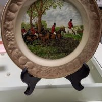 Декоративна чиния , снимка 4 - Антикварни и старинни предмети - 39147072