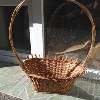 плетена кошница, снимка 2 - Декорация за дома - 44416622