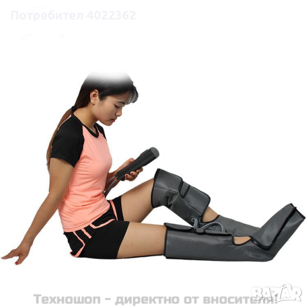 Портативна пресотерапия за крака с загряване - TS5843, снимка 1