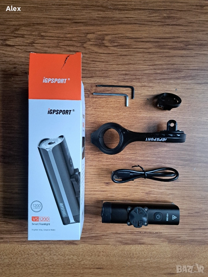 Преден фар IGPSPORT VS1200 +M80, снимка 1