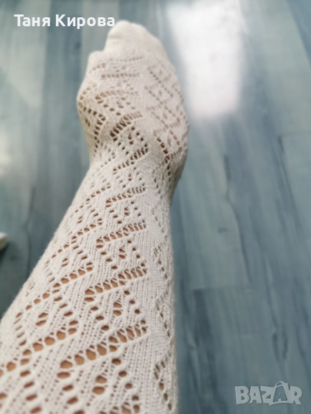 Памучни чорапи, ажур! Перфектно допълнение за народна носия! , снимка 1