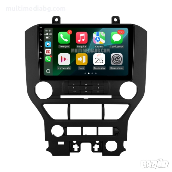 Ford Mustang 2015 - 2021 Мултимедия Навигация Android, снимка 1