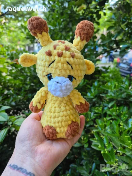 Ръчно Изплетено Жирафче "Амигуруми", снимка 1
