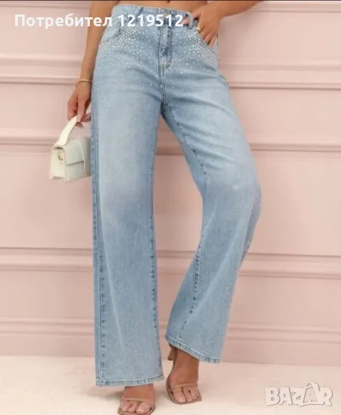 Дамски дънки с-2хл, снимка 1