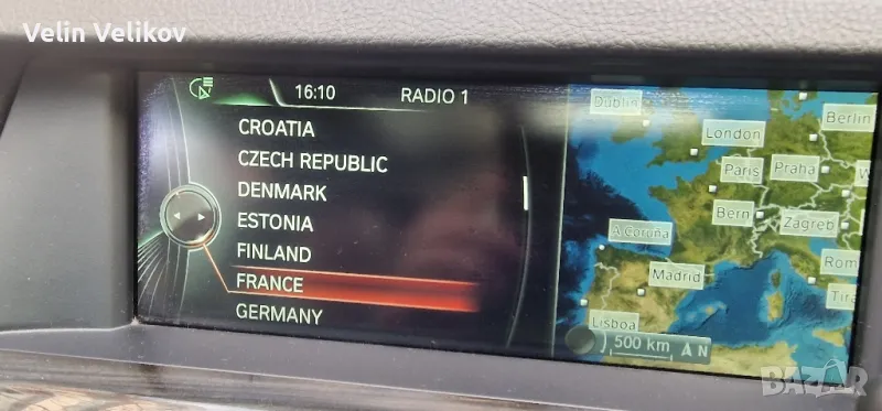 Последна карта за източна или западна Европа с Life time FSC код за активация за NEXT 2025 на BMW , снимка 1