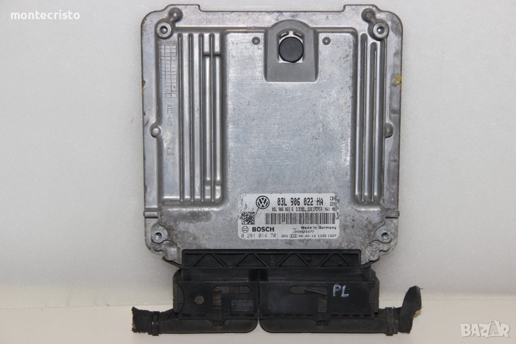 Моторен компютър VW Tiguan (2007-2011г.) 03L906022HA / 0281014701 / 03L 906 022 HA / EDC17CP14, снимка 1