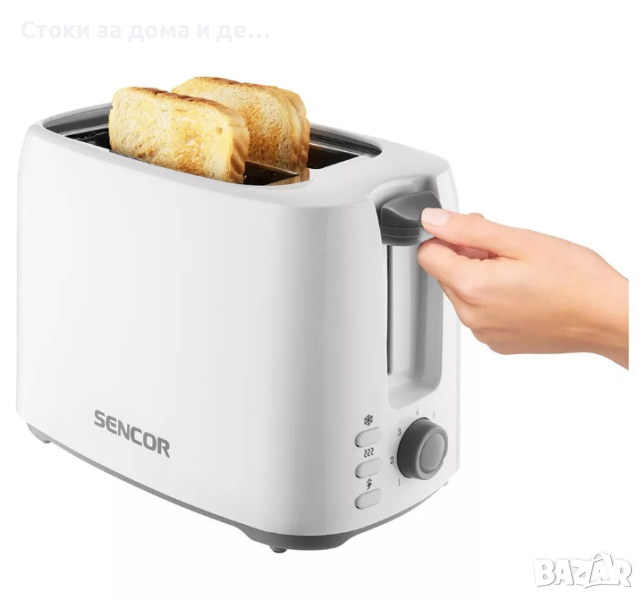 ✨Тостер Sencor STS 2606WH, 750 W, Бял , снимка 1