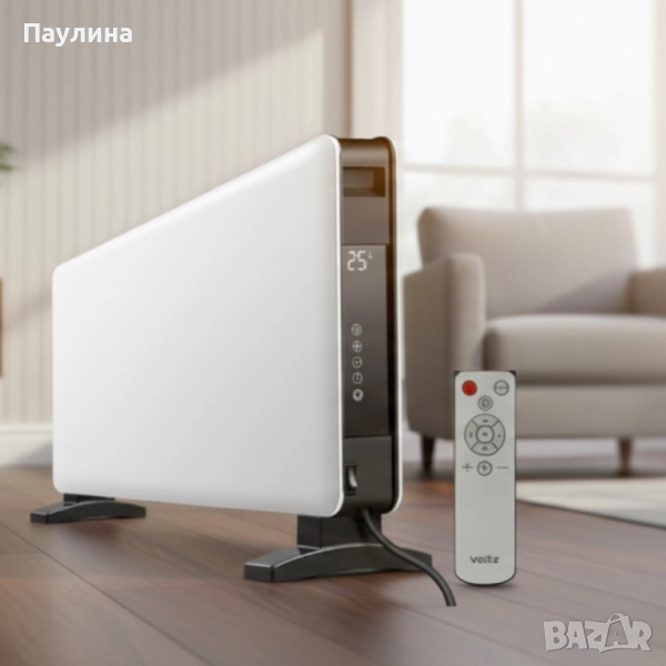 Конвектор Voltz – 2000W, LED дисплей, WiFi управление през TUYA Smart App,, снимка 1