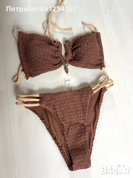 НОВ кафяв бански🤎, снимка 1