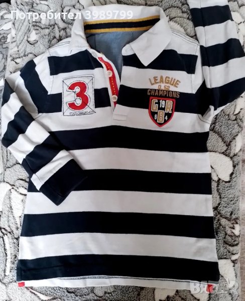 Блузка дълъг ръкав, момче 4-5г., , снимка 1