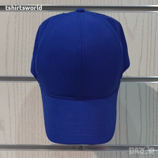 Нова изчистена шапка с козирка в тъмносин цвят, микрофибър, снимка 1