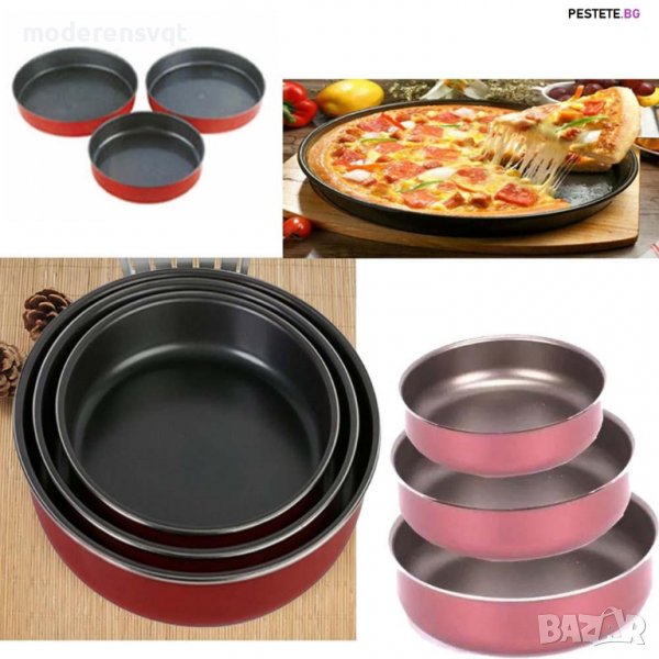 Комплект 3бр. тави за печене, снимка 1
