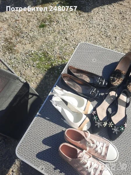 Лот от 6 бр. дамски обувки номер 37, снимка 1