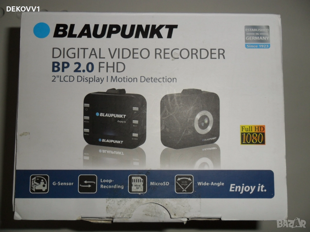 Продавам видеорегистратор BLAUPUNKT BP 2.0 FHD, снимка 1