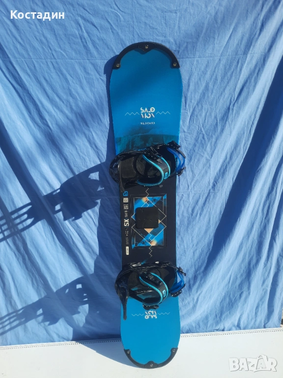 сноуборд  Salomon Wild Card +автомати 140см. , снимка 1