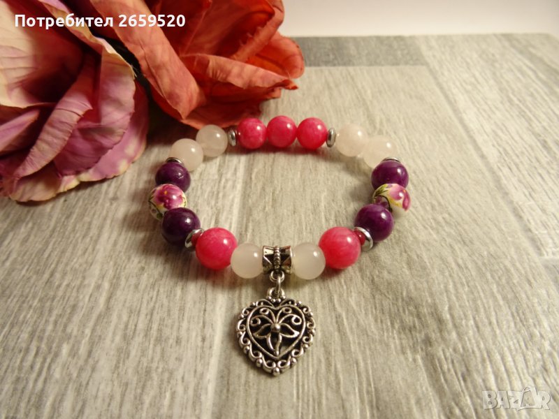 Дамска гривна от естествени камъни, снимка 1