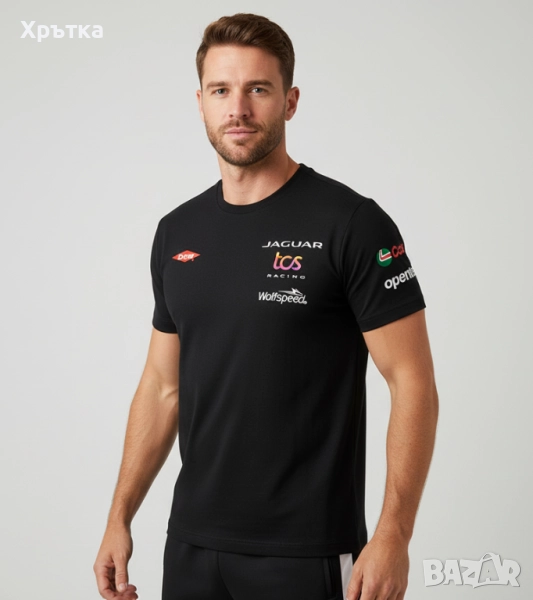 Jaguar Team Racing - Оригинална мъжка тениска размер M, снимка 1