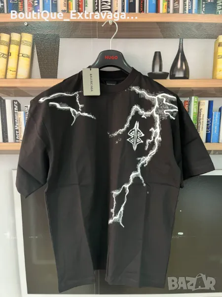 Мъжка oversize тениска Balenciaga Thunder 2024 !!!, снимка 1