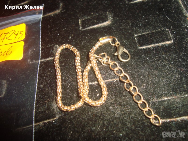 ПОЗЛАТЕНА ГРИВНА ВИНТИДЖ РЯДКА КРАСИВА ПЛЕТКА ПОДХОДЯЩА и за ГЛЕЗЕН 17245, снимка 1