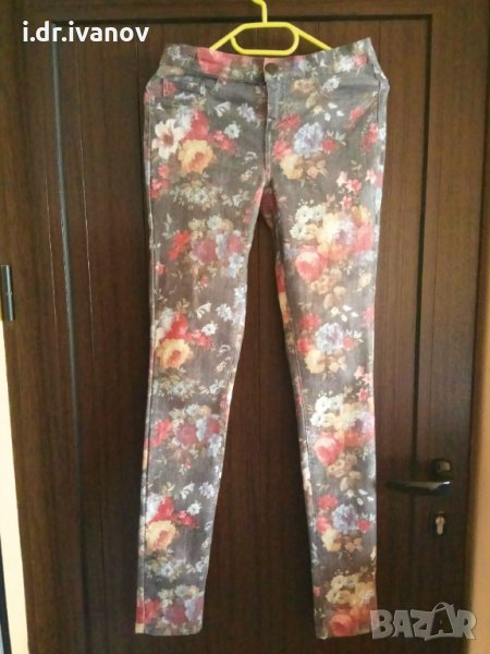 Only дънки на цветя размер М , снимка 1