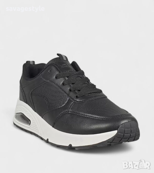 Дамски маратонки в черно с връзки , снимка 1