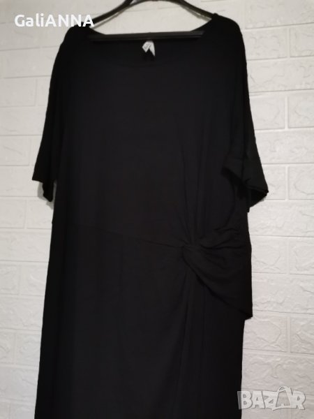 СТРАХОТНА РОКЛЯ В ЧЕРНО 2XL-3XL, снимка 1