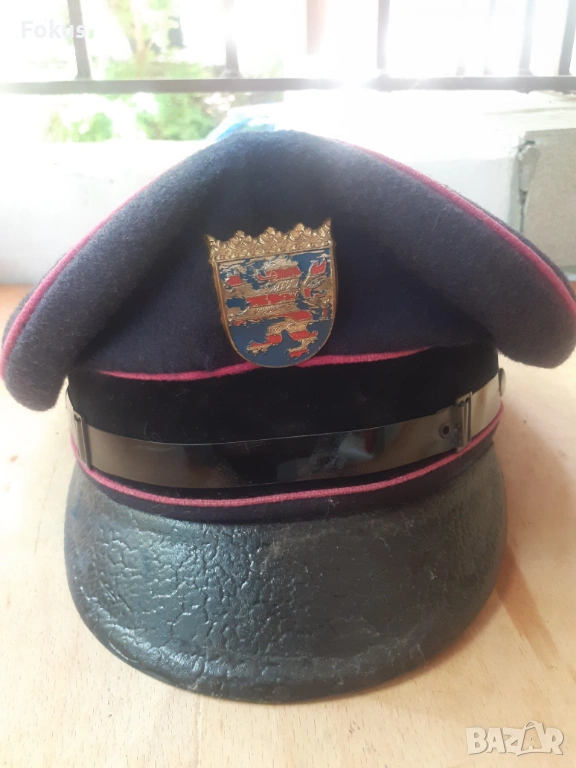 Стара шапка фуражка с кокарда - Германия, снимка 1