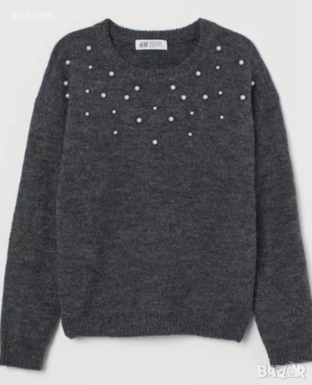 Пуловер с перли на H&M, снимка 1