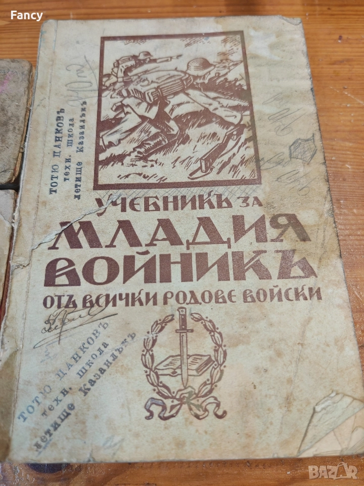 Учебникь за младия войникь оть всички родове войски 1939 г, снимка 1
