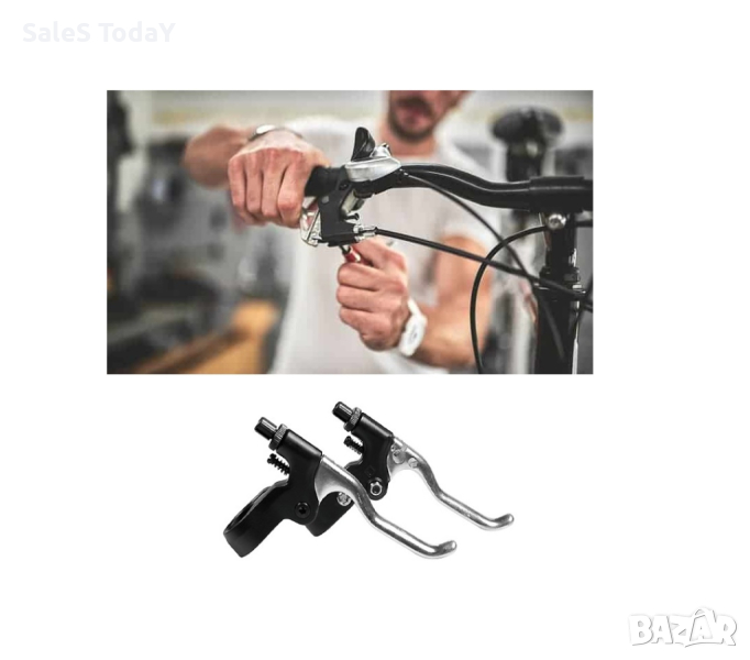 Спирачки за велосипед, Алуминиеви, снимка 1