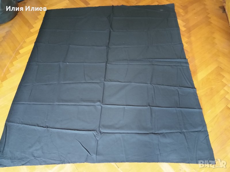 Парче черен плат 160х140 см, снимка 1